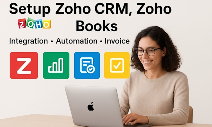 Zoho crm zoho book zoho one ai automation zoho inventory zoho developer ...