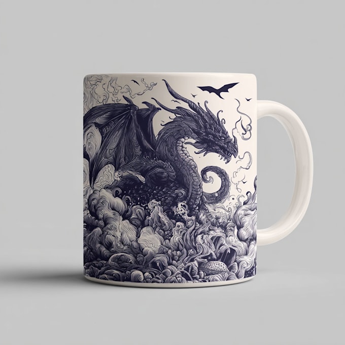 draw a mug or coffee mug design