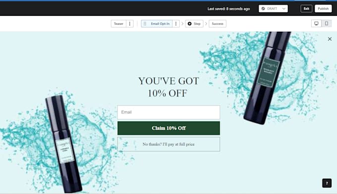 create business shopify website with professional design