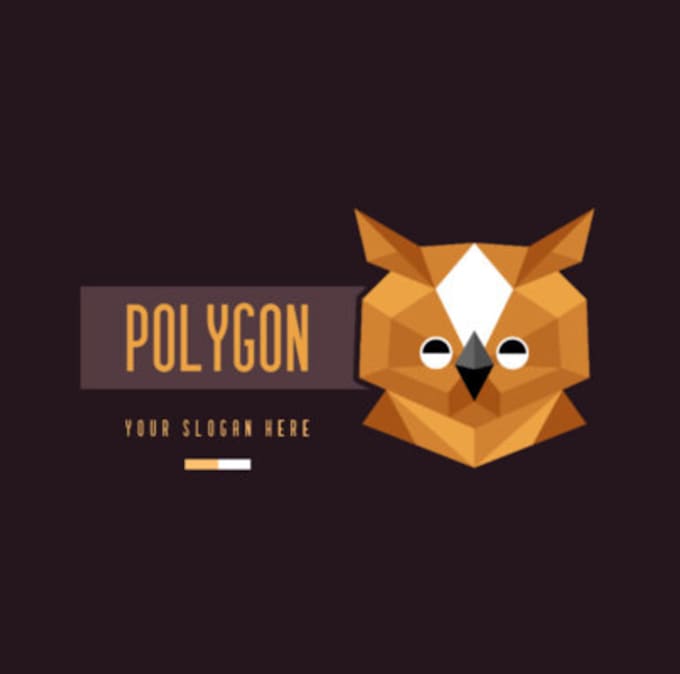 design a low poly owl logo for your brand