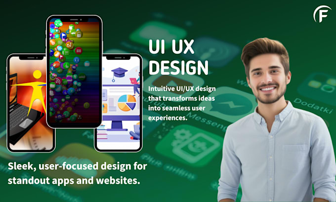 Create high end ui ux designs with clickable prototypes by Chip_munk128 ...