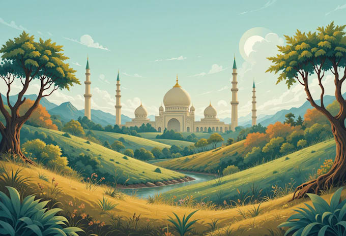 make islamic muslim illustration