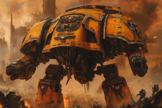 create a warhammer illustration