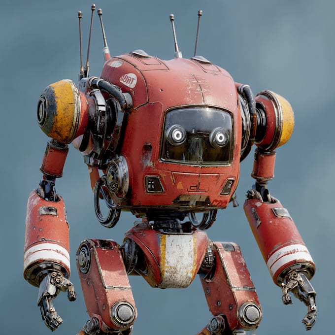 design a concept mecha robot for your project