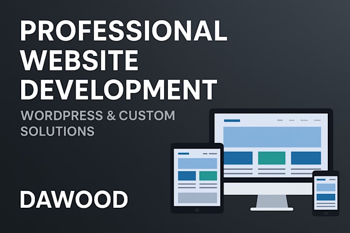 develop modern websites using HTML, CSS, javascript