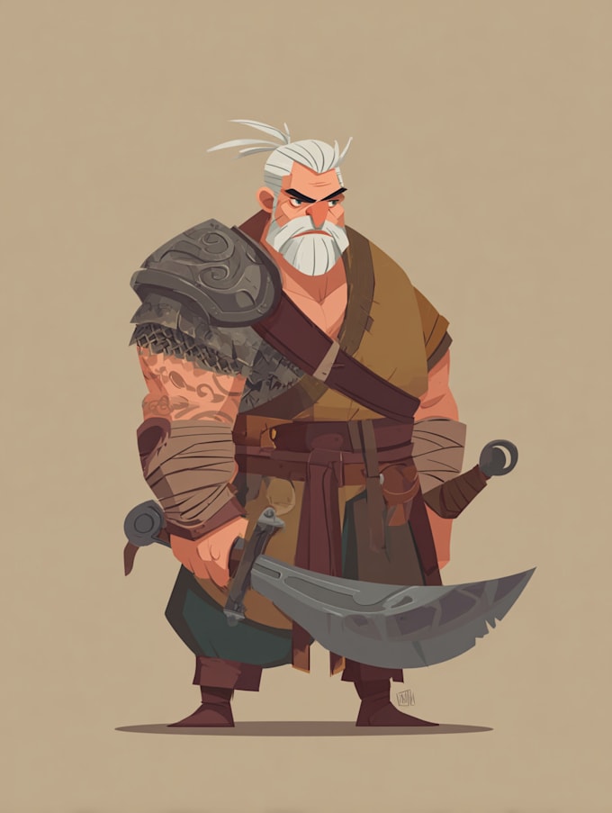create custom 2d game characters for games and animation