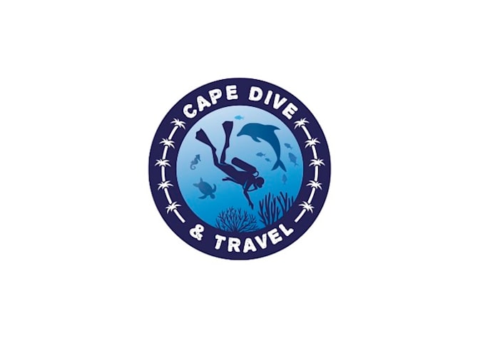 design fantastic scuba diving shop logo