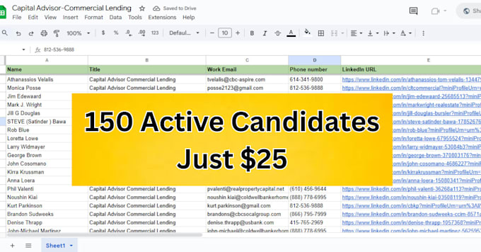 do linkedin recruiting, sourcing, and list building