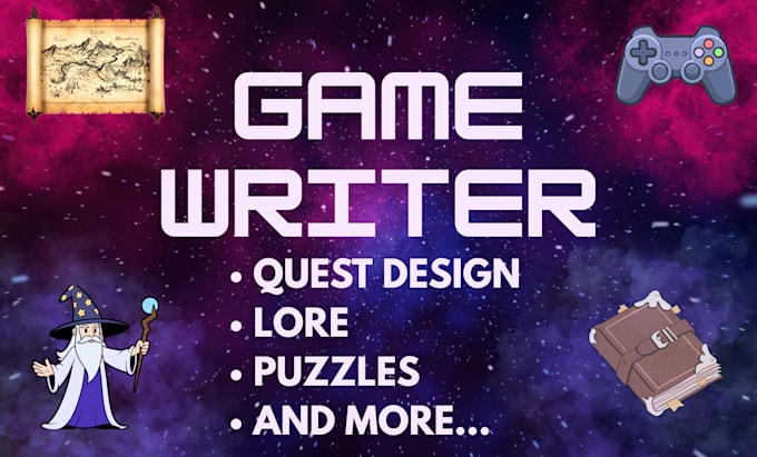 write your game story, dialogues, narrative, and quests