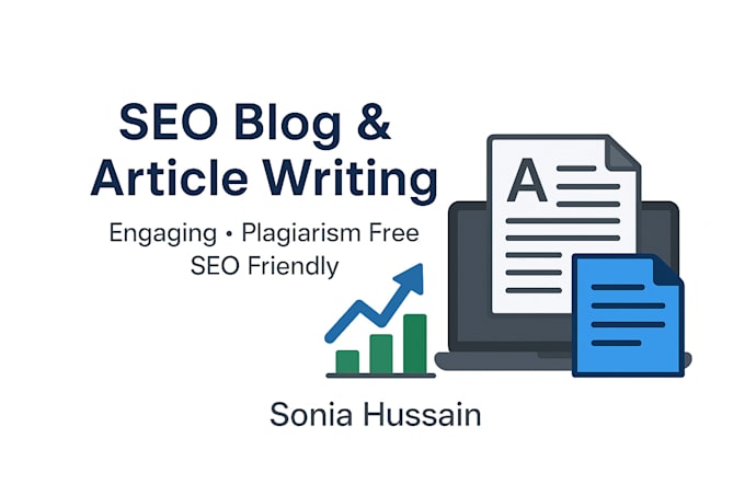 write SEO optimized blog posts and engaging articles
