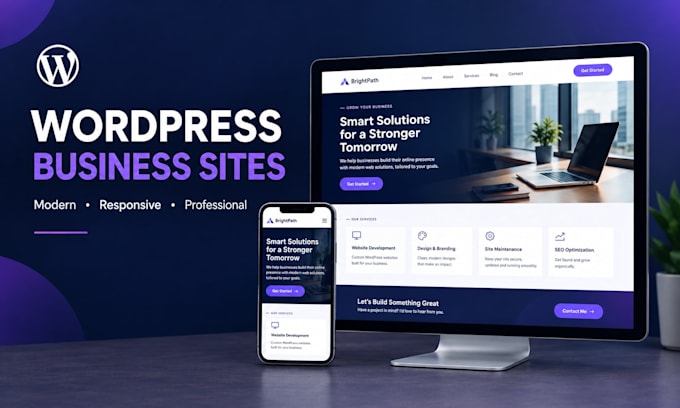 build a professional wordpress business website