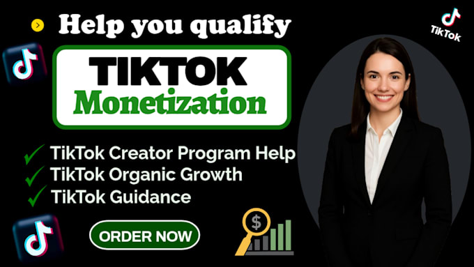Organically grow and promote your tiktok account for monetization by ...