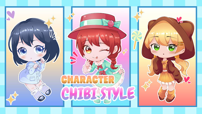 draw a custom cute anime chibi character
