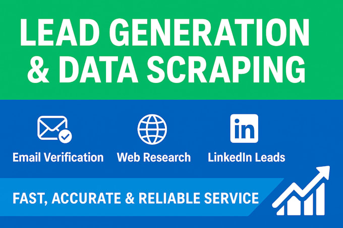 b2b lead generation with proven emails and linkedin data