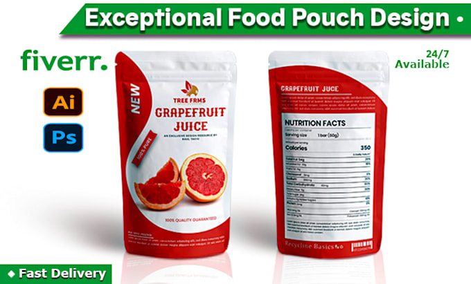 create an exceptional food pouch packaging design