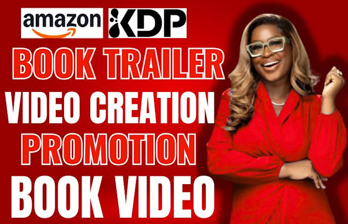 create cinematic book trailer video animation for amazon kdp promotion