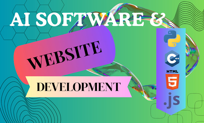 Do ai web application, software development, full stack website ...