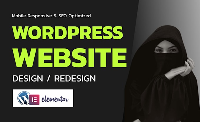 redesign or design wordpress website with elementor pro