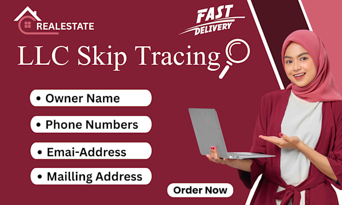 do accurate skip tracing for real estate llc, business and property owners