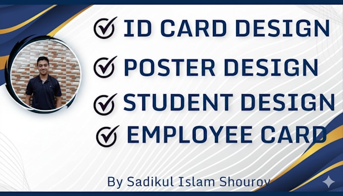 create eye catching student and employee id card designs