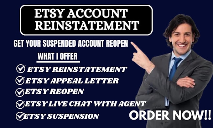 do etsy reinstatement to reopen your etsy suspension with appeal letter