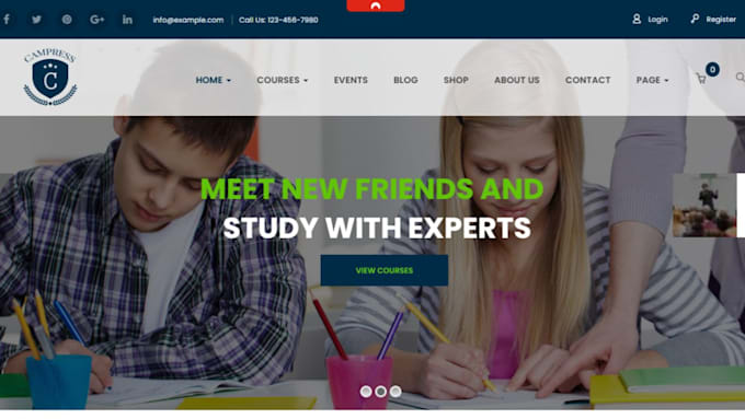 build wordpress lms website elearning tutor lms learndash online course website