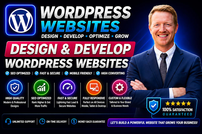 design and develop responsive wordpress website