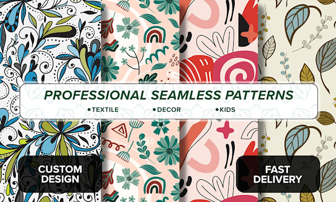 design unique floral botanical seamless pattern for fabric