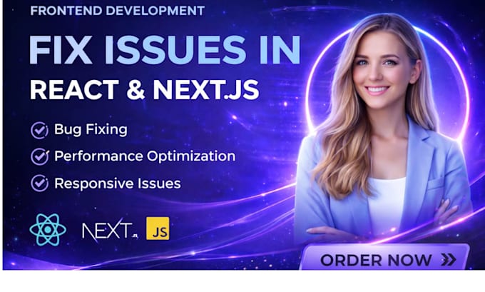 fix bugs in react or next js app fast frontend issue expert