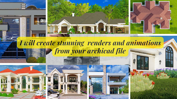 Create stunning renders and animations from your archicad file by Ruhiu ...