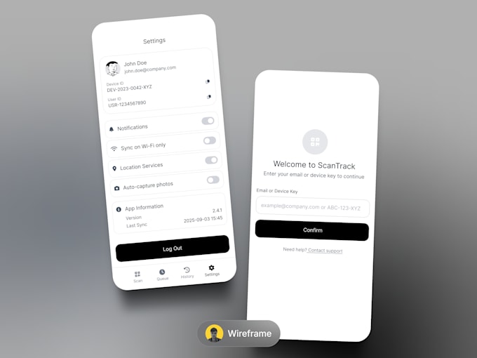 design clean UX wireframes in figma with clear user flows