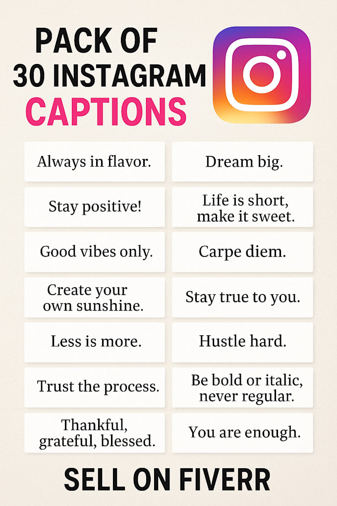 create 30 viral instagram captions plus hashtags