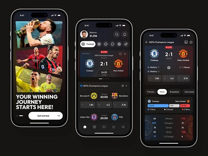 build sport prediction app, fantasy sport app, sport bet app, live score app