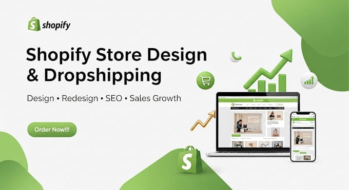 design or redesign your shopify fashion store, print on demand and kids store