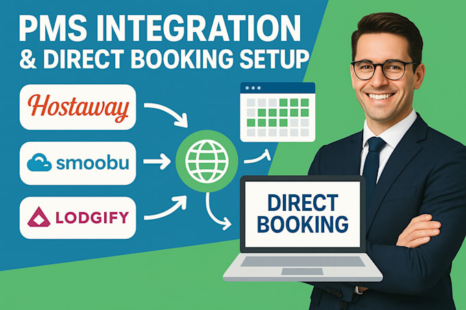 integrate guests hostaway smoobu, central website, direct booking, lodgify
