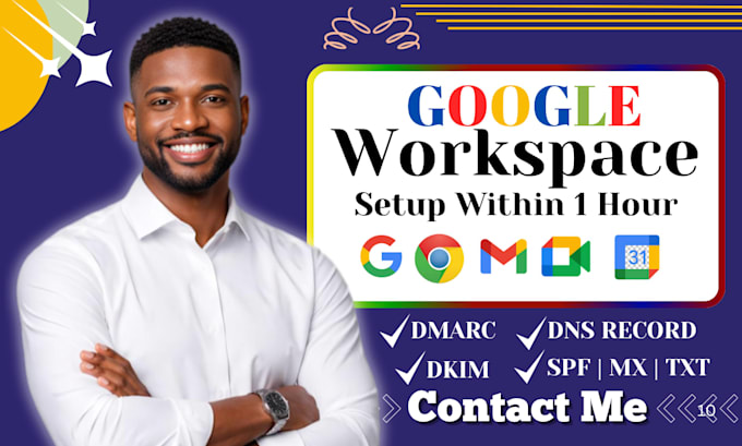 setup gmail google workspace g suite business email or fix email dns