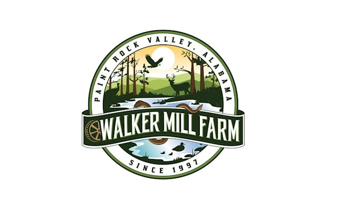 design wildlife sanctuary located paint rock river logo