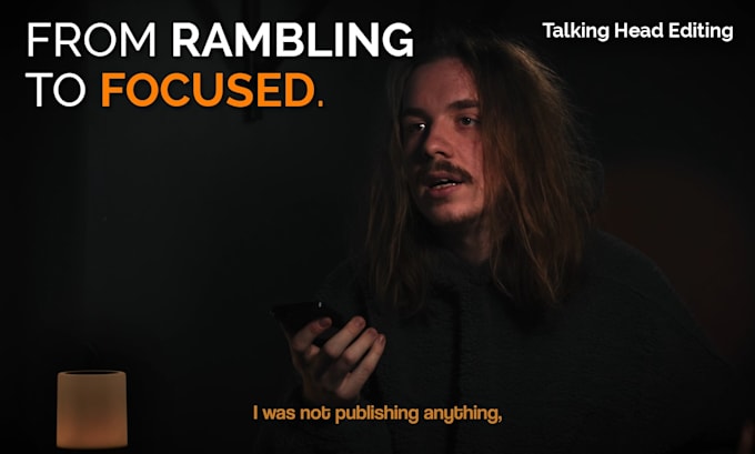 be your dedicated youtube talking head and coaching video editor