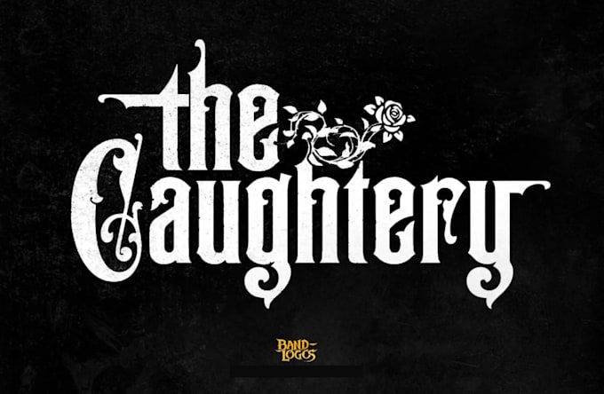 design a raw occult doom metal logo