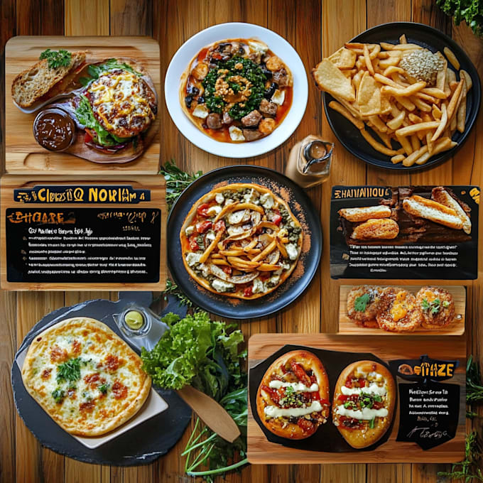 create food pop poster art