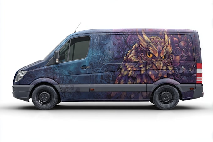 make branding vehicle wrap, car wrap, van wrap