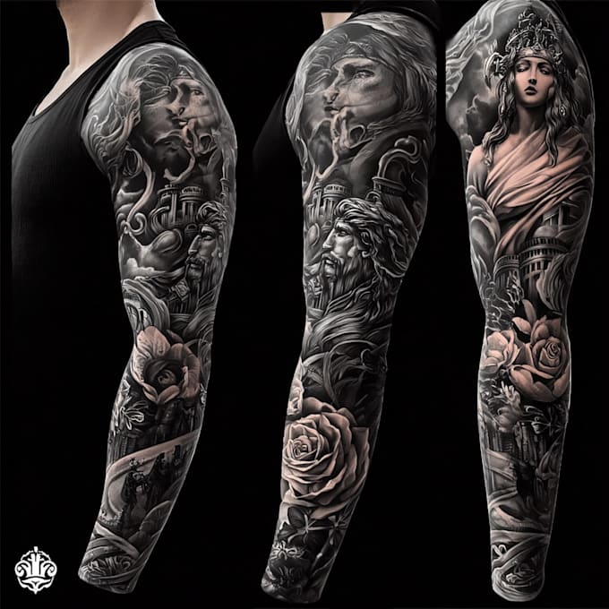design original tattoo sleeve