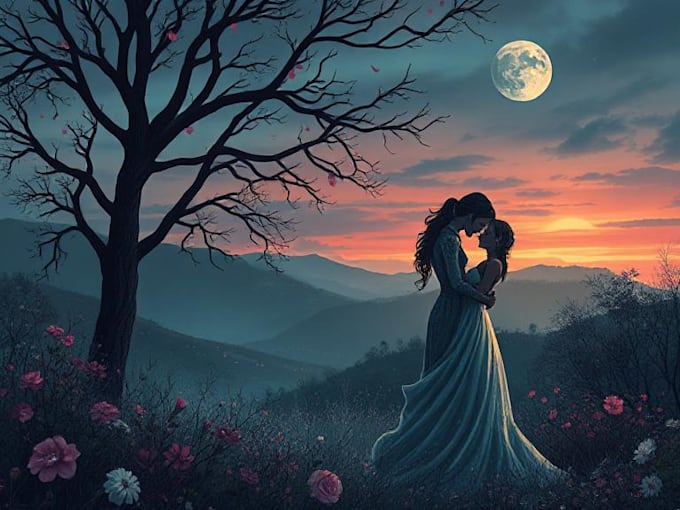 design professional historical romance book cover