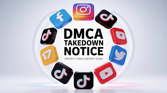 send dcma takedown facebook instagram reddit tiktok telegram google