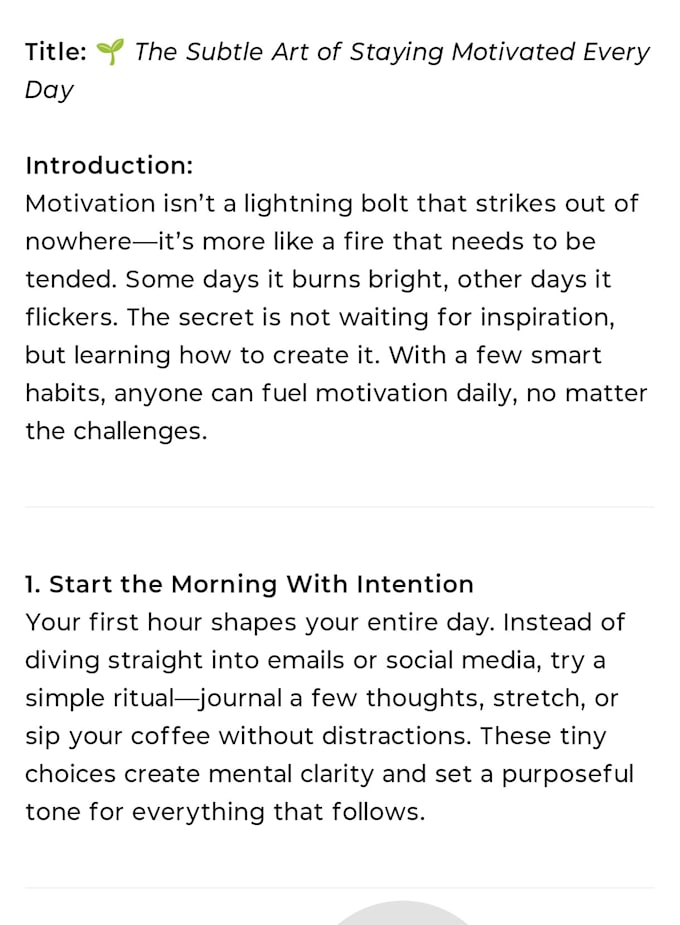 write original blog posts and articles