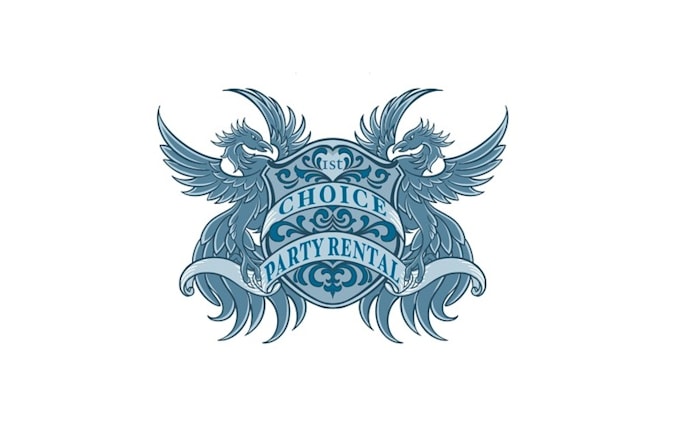 design unique party rentals logo