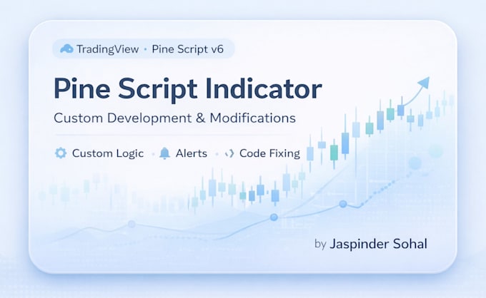 develop or modify tradingview pine script indicator in v6