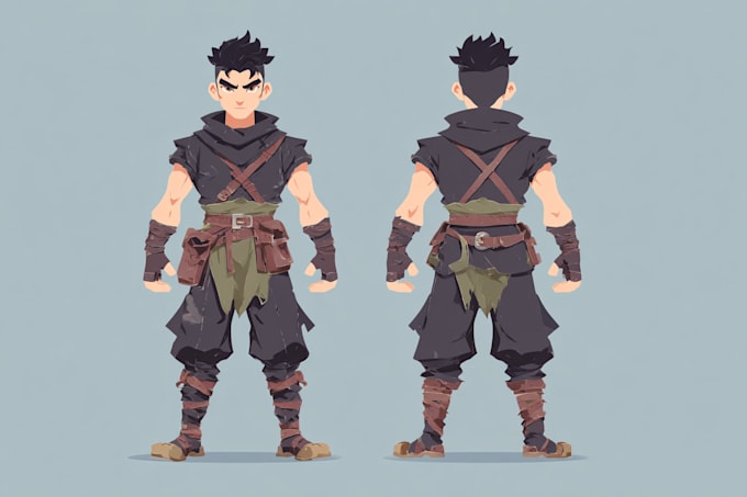 make a game sprite character for you