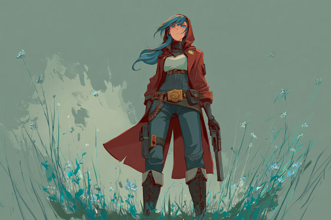draw anime fanart and character