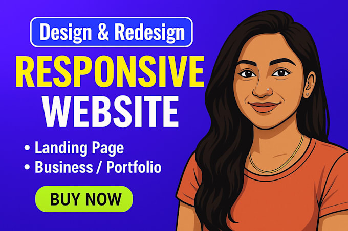 create a modern, responsive, and SEO friendly website design